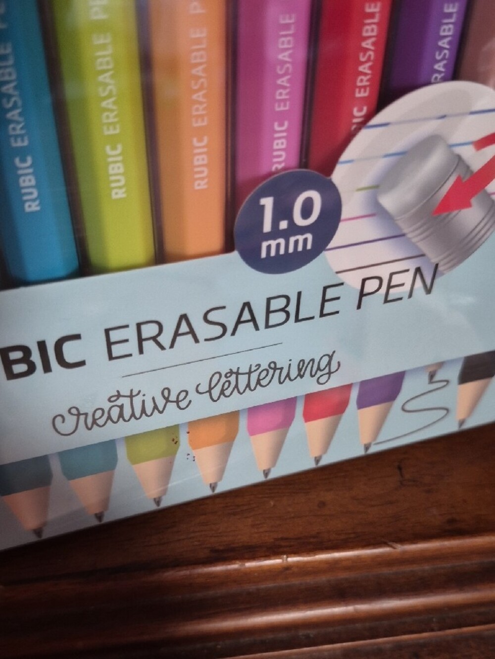Erasable Pen Set - Multicolor Creative Lettering Nwt - Picture 4 of 7